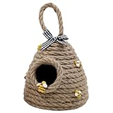 Handgefertigter Bienenkorb Schmuck | Kunsthandwerkliche Bienenstock Deko |...