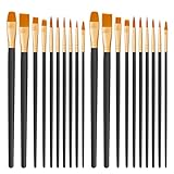 CNMTCCO Pinsel Set, 20Stück Hochwertige Pinsel mit Holzgriffen, Premium...