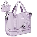 CS COSDDI Sporttasche Faltbare Reisetasche mit Schuhfach und Nassfach,...