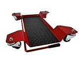 2EXTREME Rangierhilfe Rollbrett 350 kg für Motorrad, Moped, Mofa & Vespa...