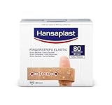 Hansaplast Elastic Fingerstrips Pflaster (80 Strips), extra lange...