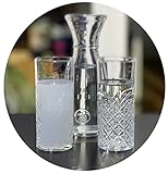 Topkapi 200.373-3-TLG Gedeck-Set aus Glas für Raki/Ouzo “Bodrum”, 2...