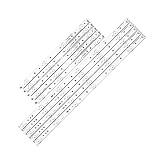 TVKSIPAR TV LED Full Array Bars Passend for Philips 43PUH4900...