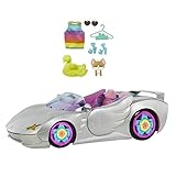 Barbie Extra, Barbie Auto Cabrio, in silber, mit beweglichen Rädern inkl....