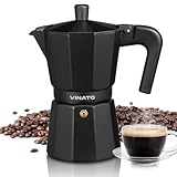 VINATO Espressokocher, Aluminium Espressokocher für die Herdplatte,...