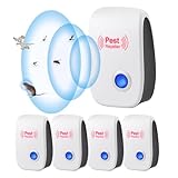 4 Stück Stecker Ultraschall Gegen Milben für Bugshield, Milbenstecker,...