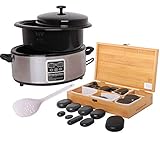 Hot Stone Massage Set Wärmegerät Heizgerät Erwärmer Heater 5,5 Liter...
