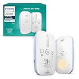 Philips Avent DECT-Audio-Babyphone, Gegensprechfunktion, störungsfrei, 330...