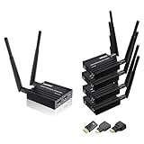 Wireless HDMI Transmitter and Receiver 4k Decodierung, One Transmitter and...