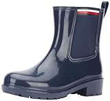 Tommy Hilfiger Damen Low Boot Stiefel Gummistiefel, (Space Blue), 38
