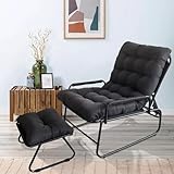 OVLRIJP Loungesessel Outdoor, Balkonsessel Liegestuhl Gartenliege,...