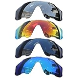 Acefrog 4 Paar polarisierte Ersatzgläser für Oakley Jawbreaker OO9290...