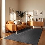 TT Home Teppich Für Outdoor Küchenteppich Balkon Terrasse Unifarbenes...