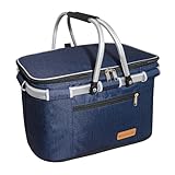 ABIUBIU Einkaufskorb Kühltasche Groß Isolierkorb KüHlkorb KüHltasche...