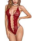 Avidlove Damen Sexy Bodysuit Unterwäsche Reizwäsche Body Rückenfrei...