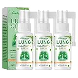 3 Stück Lung Enhancement and Care Inhaler,Lungenreinigungsspray,Lung...