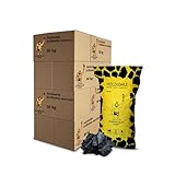 Neandertaler Feuer Holzkohle Grillkohle Buche - Charcoal BBQ 11 x 30 kg...