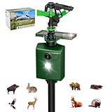 Wasserstrahl Tiervertreiber Solar, GuKKK Solarbetriebene Vogelabwehr,...