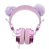 Lurrose Kinderkopfhörer mit Mikrofon Niedliches Ear Headset mit...