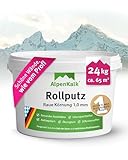 AlpenKalk Rauer Rollputz für Innen I 24 kg für ca. 40 m² I 1,0 mm...