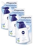 NIVEA Creme Soft Pflegeseife Nachfüllbeutel (500 ml), pflegende Handseife...