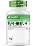 vit4ever Magnesium Malat - 240 Tabletten mit 2000 mg Magnesiummalat pro...