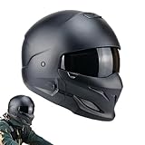 Sicherheitshut Motorrad, abnehmbarer Schutzhut für Straßenräder, stabile...