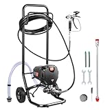 VEVOR Tragbares Airless-Farbspritzgerät, 750 W, 3000 psi, Hocheffizientes...