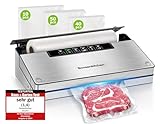 Bonsenkitchen Vakuumierer, Stark Vakuumiergerät mit 5 Modi, 8 L/Min,...