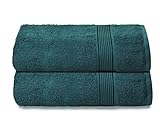 GLAMBURG Baumwolle 2er-Pack Oversized Badetuch-Set 70 x 140 cm, große...