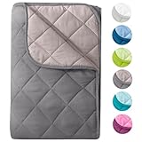 wometo Microfaser Sommer Steppbett Wende-Design 135x200 oekoTex - grau und...