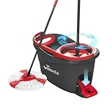 Vileda Turbo Wischmopp Komplett Set, Bodenwischer mit Teleskopstiel,...