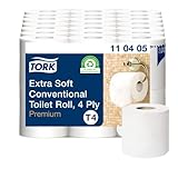 Tork extra weiches Kleinrollen Toilettenpapier Weiß T4, Premium,...