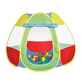 Knorrtoys 55323 - Bällebad Bellox inklusive 50 Bälle, Spielzelt, bunt,...