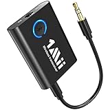 1Mii Bluetooth 5.3 Adapter für TV zu Kopfhörer, 2-in-1 Sender Empfänger,...