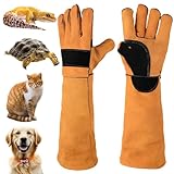 MZSX Bissfeste Handschuhe für den Umgang mit Tieren, 45cm Anti-Biss...