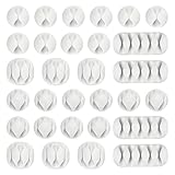 URAQT Kabelclips Kabelhalter, 30pcs Vielzwecke Kabelführung Kabel...