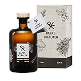 Papas Kräuter (40,5% | 1 x 0,5l) - Handgefertigter Kräuterschnaps - 100%...