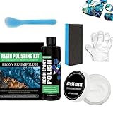 tkerinse Epoxidharz Schleifenkratzen Set, Polierpaste Epoxidharz,...