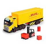 Dickie Toys - Volvo DHL Truck FH16 (35 cm) - Post- & Paket-Transporter für...