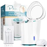 NanoSteamer PRO Professioneller 4-in-1-Nano-Ionen-Gesichtsdampfer für Spas...