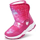 Harvest Land Schneestiefel Mädchen Warm Gefütterte Winterstiefel Outdoor...