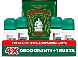 Borotalco, Original Deo Roll-On mit Talkum mit aktiven Kristallen,...