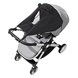 Sonnensegel Kinderwagen mit UV Schutz 50+ und Wasserdicht, Verstellbar...