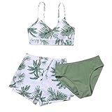 Qixiu Bikini mädchen,Schwimmanzug mädchen,Sexy dreiteiliger im...