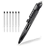 EMAGEREN Tactical Pen Outdoor Selbstverteidigungs Stift mit 5 Tinten...