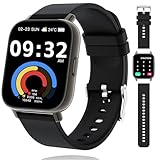 Vtkp Smartwatch Herren Damen，2024 Neue 2' HD Touchscreen Fitnessuhr mit...