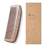 Hölzerner Haarkamm - Zweiseitiger Schnitzender Mahagoni-Kamm Mit...