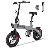 ELEKGO E Bike 14 Zoll Elektrofahrräder Klappbar mit 250W Motor und 36V...