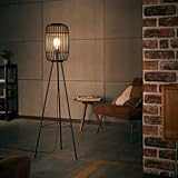 Lightbox stilvolle Dreibein-Lampe - Stehleuchte im Nature-Style mit...